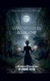 "Dark Whispers Book One" steht im Zentrum. Silhouette einer Frau vor Mond und See, umgeben von Weidenzweigen., Buch