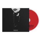 "Starbender" in stilisierter Schrift. Schwarzes Cover zeigt Gesichtsunterteil mit Ketten und Schmuck, daneben rote CD.