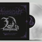 Text: "Anniversary," "Welcome My Last Chapter And The Early Years." Schwarzes Cover, lila Verzierungen, transparente Vinyl-Schallplatte.