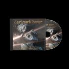 „darkest hour“ oben, „suffer alone“ unten. CD-Hülle und CD zeigen verzerrte, schreiende Gesichter auf dunklem Hintergrund.