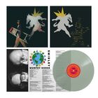 Links oben: "SMIDLEY MURPHY HORSE". Unten rechts: Vinyl in Grau mit gelbem Label. Illustrationen: Pferd mit Krone.