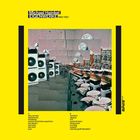 Michael Heinkel EIGENWERKE 1980-1983. Trackliste: alles auf start, spielautomat, mittelwelle [...] münchen grüßt düsseldorf.   
Collage von Musikinstrumenten und Lautsprechern.
