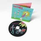 CD-Cover mit "BUTTHOLE" und "AFTER THE ASTRONAUT". Illustration: ein Alien, ein Baby, Rakete, Sonne mit Zunge.