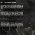 Text: Fam - CHRISTOS BARBAS / NABIL NAÏR. Hintergrund: Dunkle abstrakte Textur mit bunten Akzenten unten.