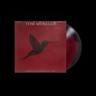 "TOM MORELLO" oben, "EVERYONE GETS EVERYTHING THEY WANT" unten. Ein rotes Cover mit schwarzem Kolibri. Schallplatte sichtbar.