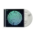 „Flavien Berger“ steht oben links. Spiral-Design in Blau- und Grüntönen auf dunklem Hintergrund. CD sichtbar.