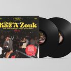 Schwarze Vinyl-Schallplatten neben einem Cover mit dem Text: "Déclic Kaz A Zouk, Émile Omar présente". Clubszene.