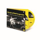 „Rock’n’Roll Legends“ steht in gelber Schrift. Darunter ist ein schwarz-weißes Tanzfoto in einer CD-Verpackung.