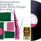 "Paul Chambers Quintet with Donald Byrd, Cliff Jordan, Tommy Flanagan, Elvin Jones." Kunstcover mit Schallplatte.