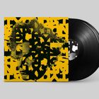 Text fehlt. Ein Schallplatten-Cover mit gelbem Hintergrund und einem abstrakten Gesicht in Schwarz und Gelb.