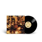 "Israel Vibration IV" und "Side A" auf einer Schallplatte. Cover zeigt Kerzen, Pflanzen und Dekorationen.