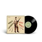 „Pokey LaFarge“ und „Rent Money“ stehen auf einem Albumcover. Darauf ein Mann mit Gitarre. Rechts daneben eine Schallplatte.