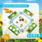 "Ein erstes Farbwürfelspiel. Die Biene Maja." Kinderbrettspiel mit Naturmotiven, Blumen und Biene-Maja-Figuren.