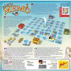 "Käpt’n Memo" ist ein Brettspiel mit Karten, Münzen und einem Säbel. Enthält Regeln auf Deutsch, Englisch, Französisch, Italienisch.