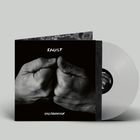 Texte: "FAUST", "UNGEBUNDEN". Gedeckte Hände auf schwarzem Hintergrund, weiße Vinyl-Schallplatte sichtbar.