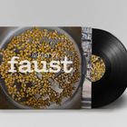 „Gugaruz faust“ steht auf einem Schallplattencover mit gelben Maiskörnern in einer Pfanne.