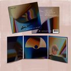 CD-Design mit "alin coen" und "Du beschützt mich die Welt" in handgeschriebener Schrift, bunte, abstrakte Muster.