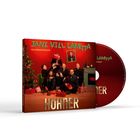 "Janz vill Lametta - Das Weihnachtskonzert" steht oben, "Höhner" unten. Gruppe sitzt vor Weihnachtsbaum mit Geschenken.