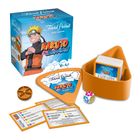 Spiel Trivial Pursuit Naruto Shippuden Reise-Edition. Orange Schachtel, Karten, farbiger Würfel und Plastikeinsatz.