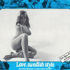 Texte: "Love, swedish style", "Die heißen Blonden aus dem kühlen Norden", "Ein Sex-Film in Farbe". Zentrale Frau posierend.