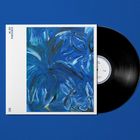 Text "ALSO" und "PORT LIVES" auf blauem Hintergrund. Illustration: dynamische blaue Pinselstriche, Vinyl sichtbar.