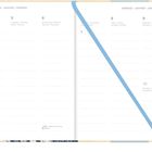 Kalenderseite: Januar, Woche 1, Tage 4-10 auf Englisch, Deutsch, Französisch, Italienisch. Blaue Markierung.