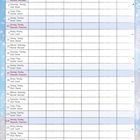 Kalenderblatt für Januar, mit Schnee- und Winterszenen illustriert. Oberseite zeigt Schneeflocken und eine rosa Eins.