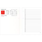 JANUAR · 2027, 1, FREITAG · 53. Wo. Links Kalender für Dezember, Januar, Februar. Rechts Linien mit Uhrzeit.