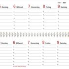 KW 1, 2027, JANUAR. Wochentage ab 4. Montag bis 10. Sonntag mit Datumsangaben. Feiertag: Heilige Drei Könige. Spiralbindung.