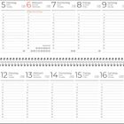 Zweiwöchiger Kalender für Januar 2027 mit deutschen Feiertagen. Woche 1 mit "Heilige Drei Könige". Woche 2 mit Steuerterminen.