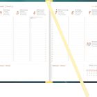 Kalender für Januar mit Daten vom 4. bis 10. Januar. Tage in mehreren Sprachen. Notizbereich unten.