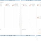 Kalenderseite mit Woche 03, Januar. Tage von Montag, 18., bis Sonntag, 24. Januar. Platz für Notizen unten.