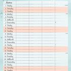 Wage das Unvorstellbare und du schaffst Unglaubliches. Kalender für Januar mit Heißluftballon und Wolken.