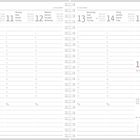 Kalender, Woche vom 10. bis 16. Mai. Jeder Tag mit Linien für Notizen. Sonntag hervorgehoben. Feiertage: 12.05. Quatemberwoche.