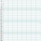 Kalenderblatt für Januar 2027 mit Wochen- und Tagesnummern, Platz für Notizen unten.