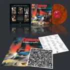 "Darkness: Defenders of Justice" steht auf einem Albumcover mit einem Mann, der aus einem fahrenden Auto schießt.