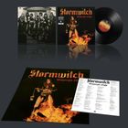 "Stormwitch Walpurgis Night" steht auf dem Albumcover. Eine Person in Rüstung ist von flammenden Motiven umgeben.