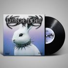 Logo: "DEUTSCHE ÄCHZEN". Texte: "PUNK IST SCHEIßE", "PUNK IST GEIL". Illustration: Weißer Hase mit Nietenhalsband. Vinyl-Platte.