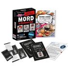 „MORD in Richman Hall“ Krimispielbox, „TEATIME & DINNER“ Kochbuch, verschiedene Spielkarten mit „TOP SECRET“-Stempel.