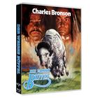 Text: "Charles Bronson", "Der weiße Büffel". Illustration: Ein weißer Büffel, zwei Männergesichter im Hintergrund.