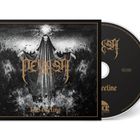 Logo „Deresa“, Album „The Decline“. Illustration: Dunkle, mystische Gestalt umgeben von Vögeln.