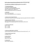 EU-Konformitätserklärung für "Maskottchen Eddie", ein Plüschmaskottchen/Handpuppe von openmindz GmbH.