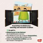 Kamishibai-Erzähltheater: lebendig und interaktiv erzählen. So geht's: Bildkartenset in den Rahmen, nacheinander ziehen.