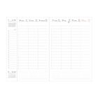 Kalender von Januar bis Februar 2027. Wochentage Montag bis Sonntag aufgelistet mit Linien für Notizen.