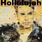 Text: "Hollelujah", "Holly Johnson", "the remix album". Eine expressive, farbenfrohe Illustration eines Gesichts.