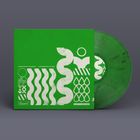 "Jasper Høiby’s 8 Elements — Conversations of Hope." Grüne Platte und Cover, abstrakte weiße Muster und Formen.