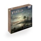 "FIELD: Piano Concertos, Nocturnes, Piano Sonatas. Paolo Restani, Tyler Hay. 7CD. Landschaftsgemälde mit Fluss."