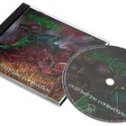 "Destination: Domination" und "KETZER CROPZONE" in grüner, rauer Schrift auf einem CD-Cover mit düsterer, kriegerischer Landschaft.
