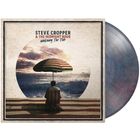 "STEVE CROPPER & THE MIDNIGHT HOUR, Watching The Tide." Illustration: Person unter Schirm blickt aufs Meer.