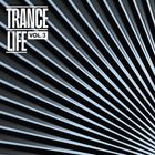 Text: "TRANCE LIFE VOL. 3". Abstrakte Linien strahlen von einem Punkt, auf schwarzem Hintergrund.